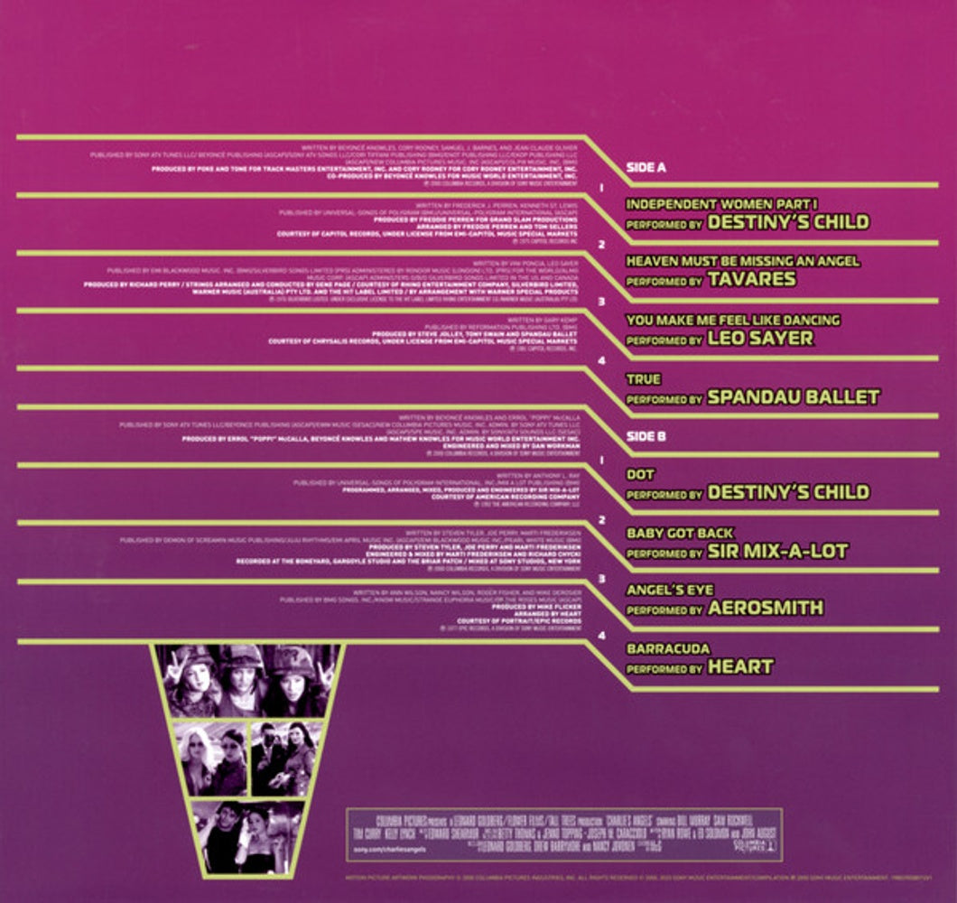 Charlie’s Angels - Music From The Motion Picture (2-LP Vinyl) Vinyl Record