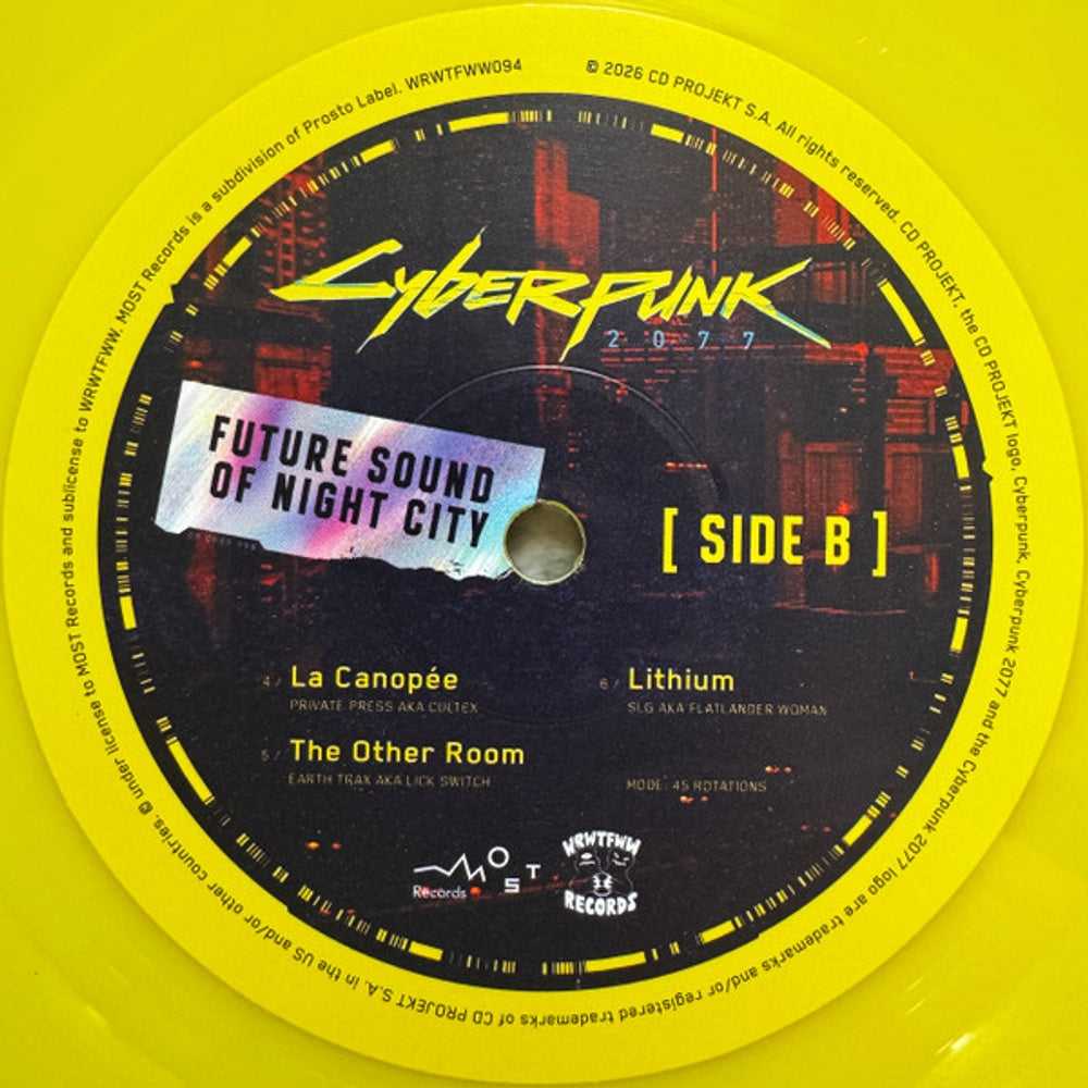 Various Artists – Cyberpunk 2077: Future Sound of Night City (3-LP Vinyl) Vinyl Record