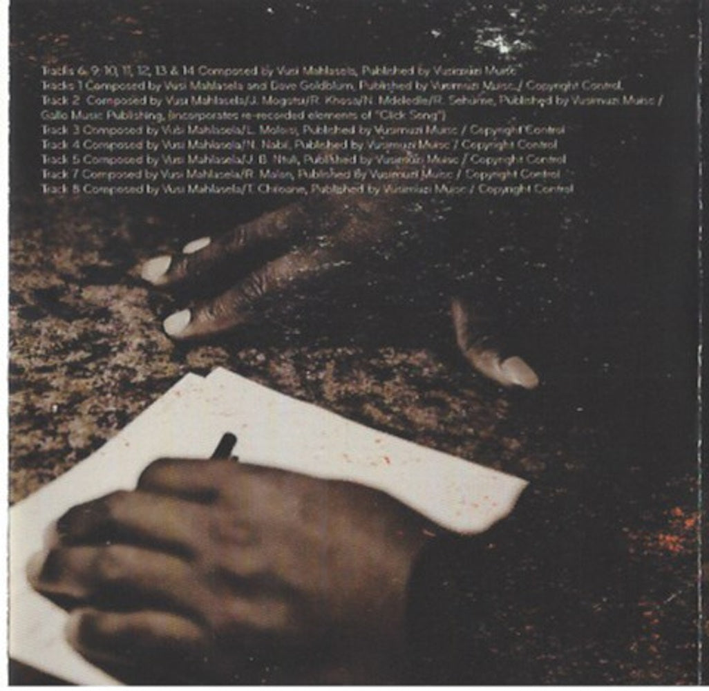 Vusi Mahlasela – Say Africa Music CD
