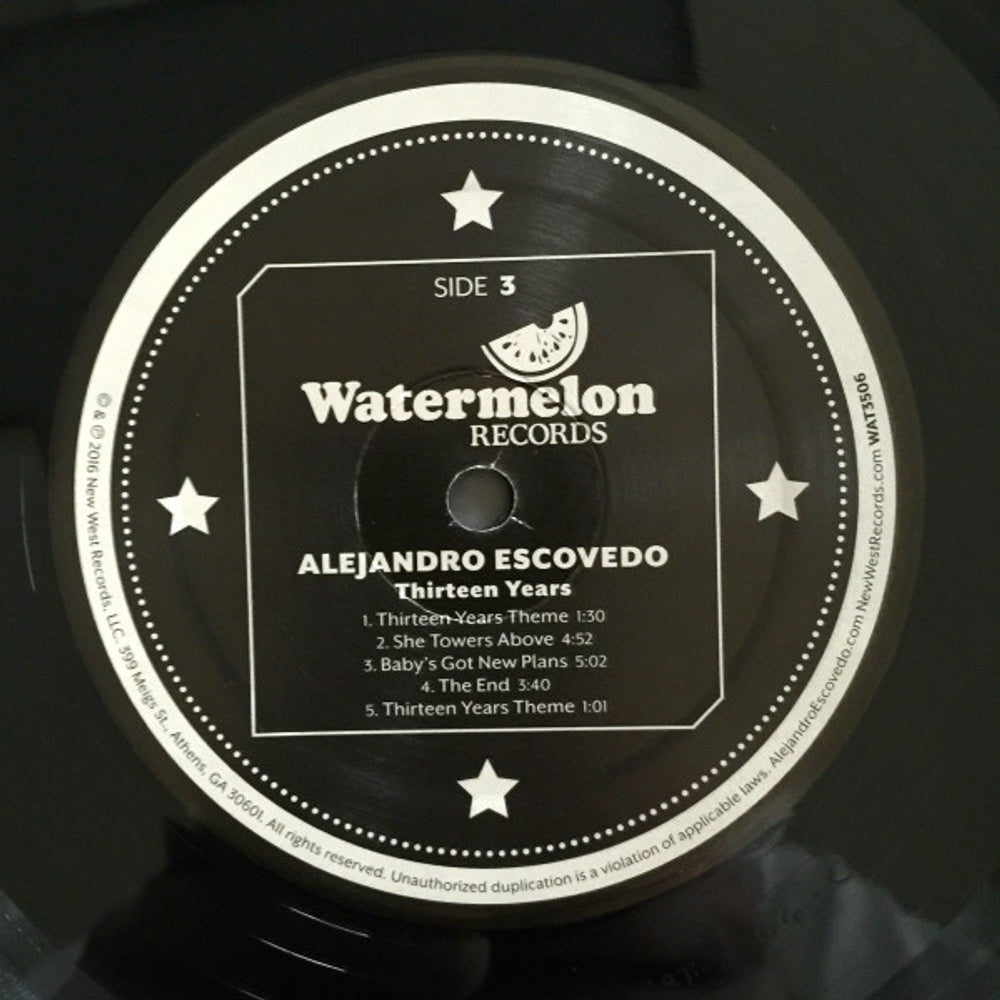 Alejandro Escovedo – Thirteen Years (2-LP Vinyl) Vinyl Record