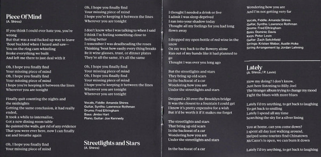 Amanda Shires – Nobody's Girl Music CD