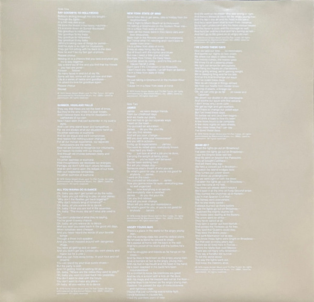 Billy Joel – 52nd Street (LP Vinyl) Vinyl Record