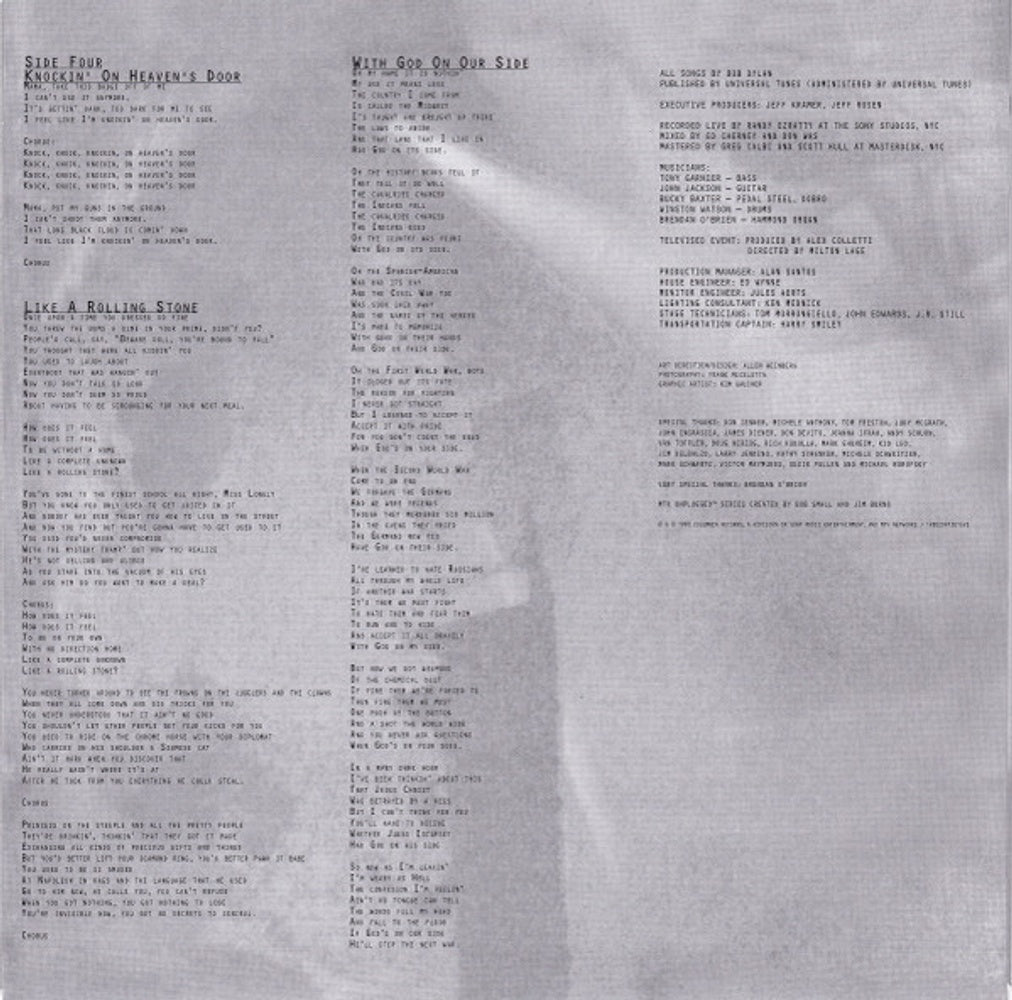 Bob Dylan – MTV Unplugged (2-LP Vinyl) Vinyl Record