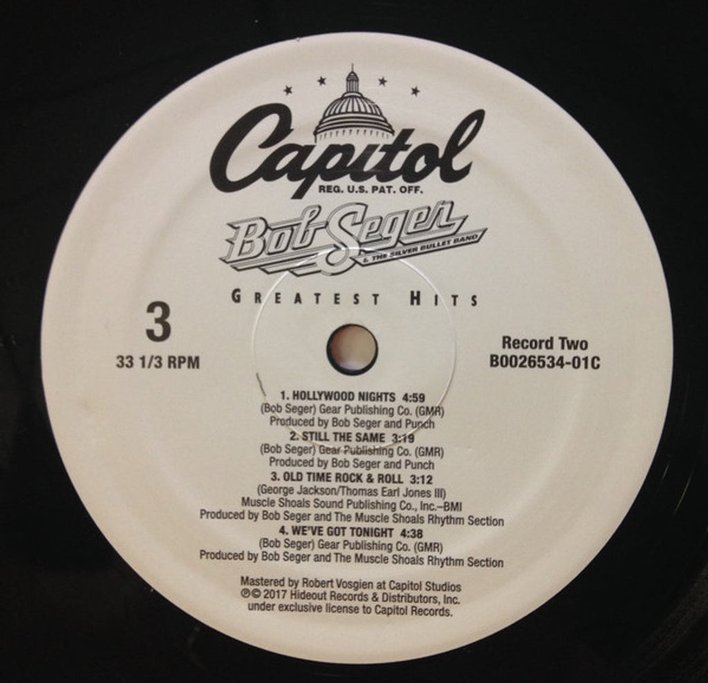 Bob Seger – Greatest Hits (2-LP Vinyl) Vinyl Record