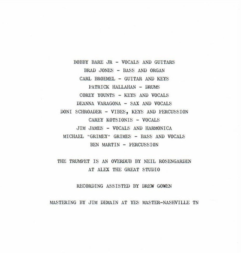 Bobby Bare Jr. – The Longest Meow Music CD