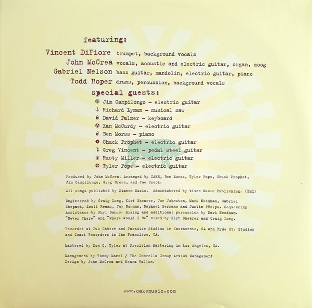 CAKE – Prolonging The Magic (LP Vinyl) Vinyl Record