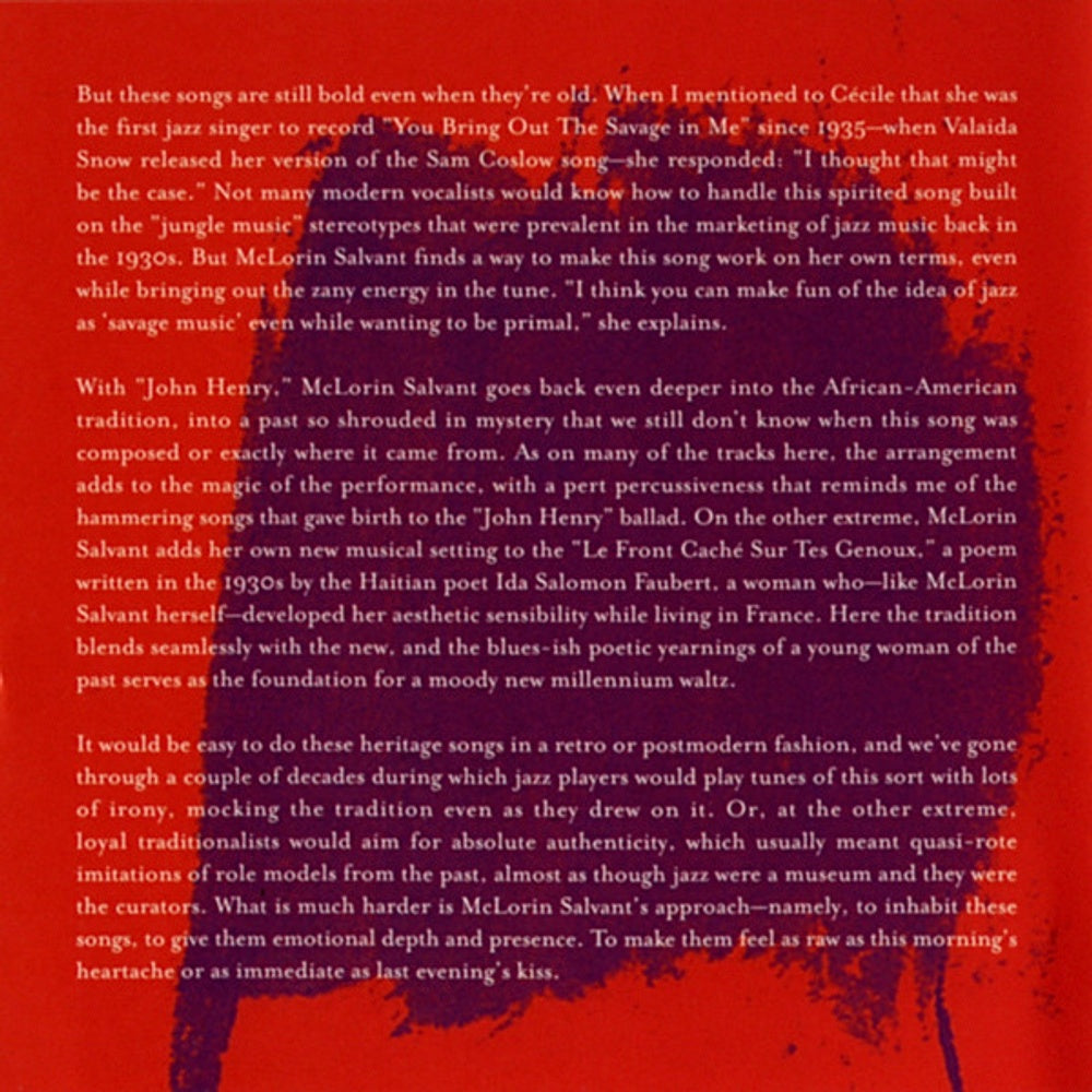 Cecile McLorin Salvant – Womanchild Music CD