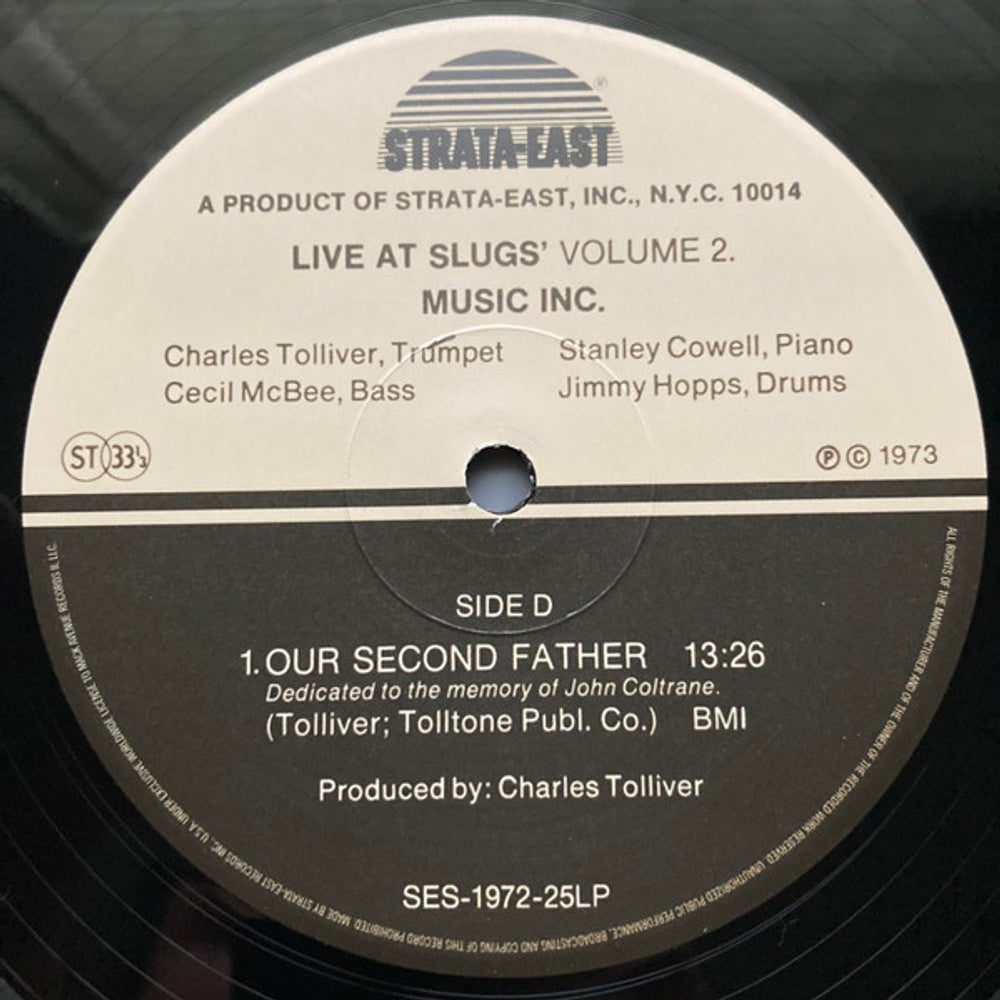 Charles Tolliver – Live At Slugs', Volume I & II (2-LP Vinyl) Vinyl Record