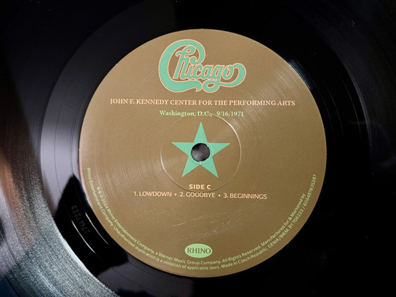 Chicago – At The John F. Kennedy Center For The Performing Arts (3-LP Vinyl) Vinyl Record