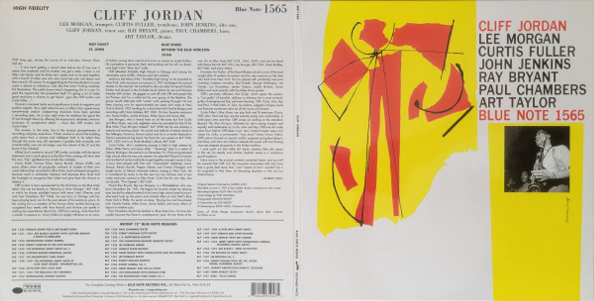 Cliff Jordan – Cliff Jordan (LP Vinyl) Vinyl Record