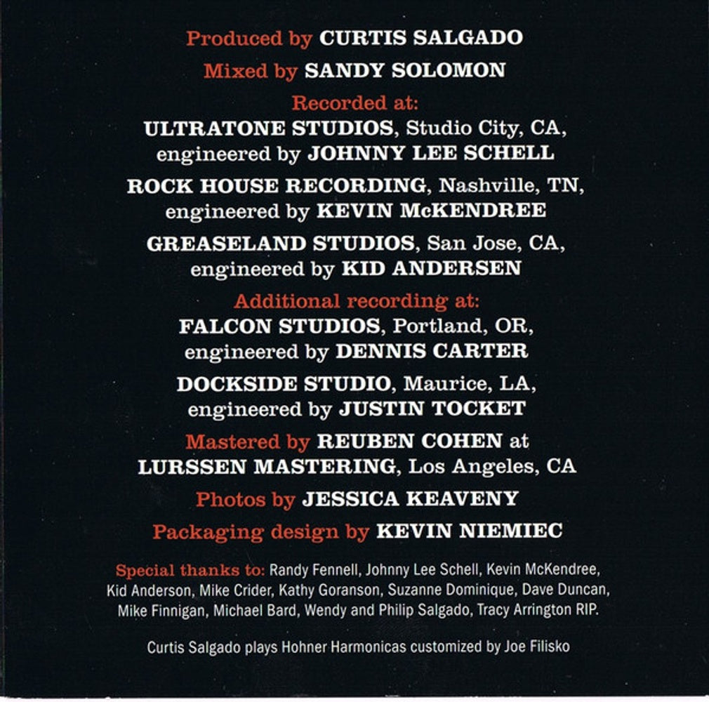 Curtis Salgado – Damage Control Music CD