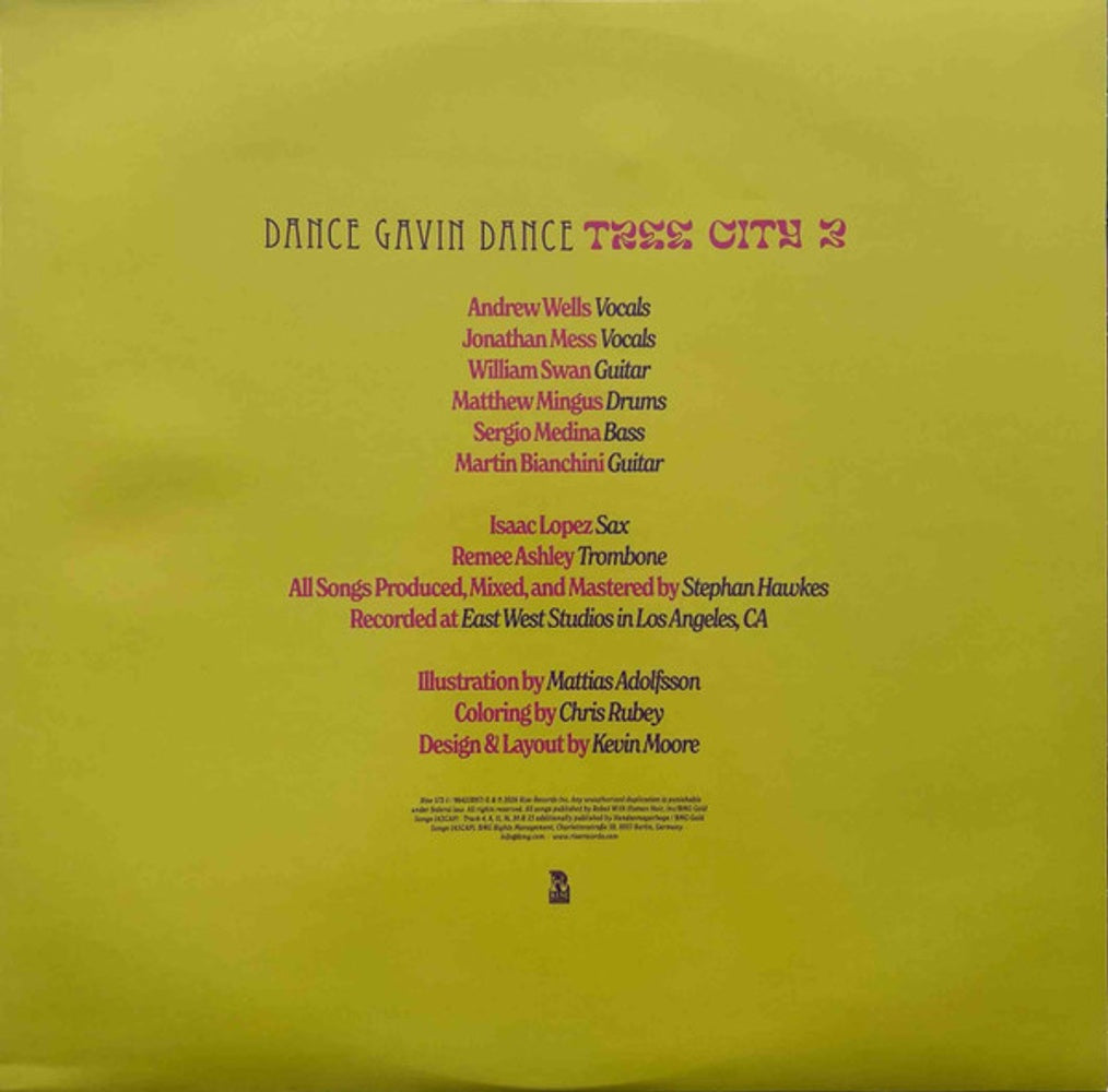 Dance Gavin Dance – Tree City Sessions 3 (2-LP Vinyl) Vinyl Record