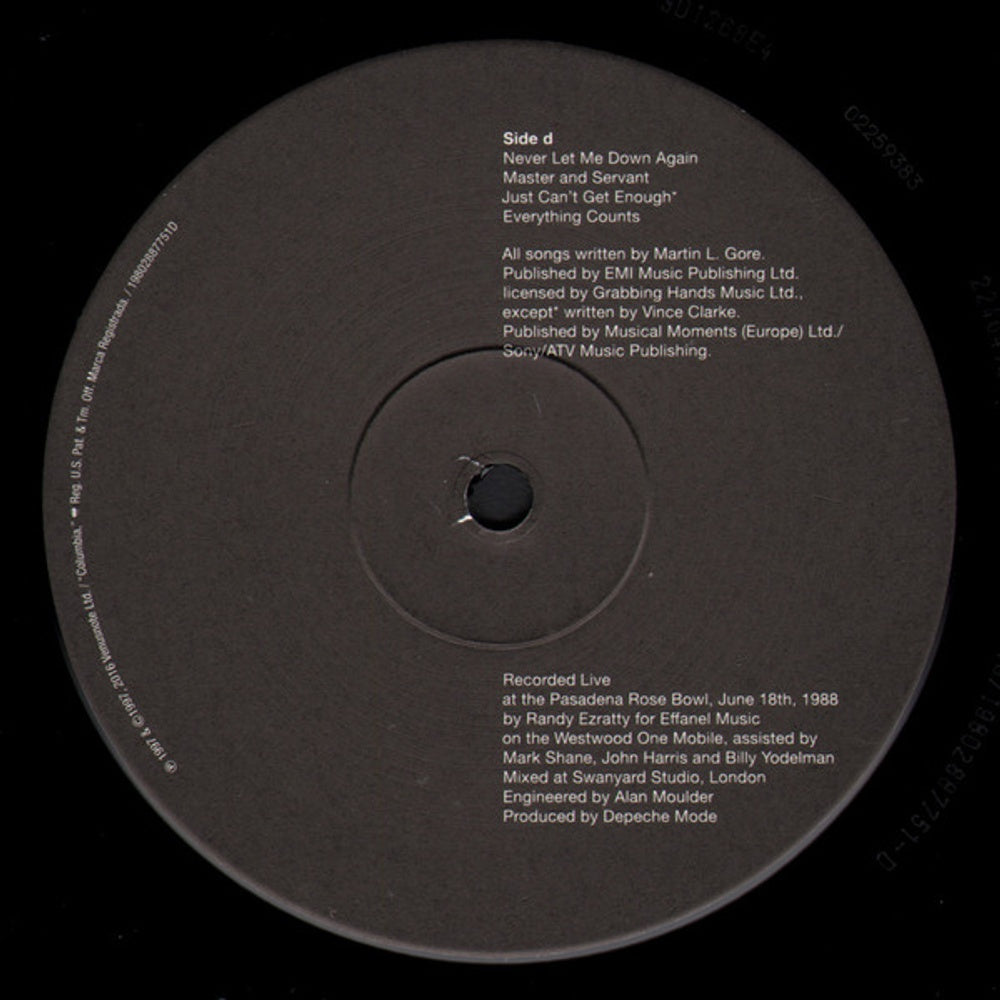 Depeche Mode – 101 Live (2-LP Vinyl) Vinyl Record