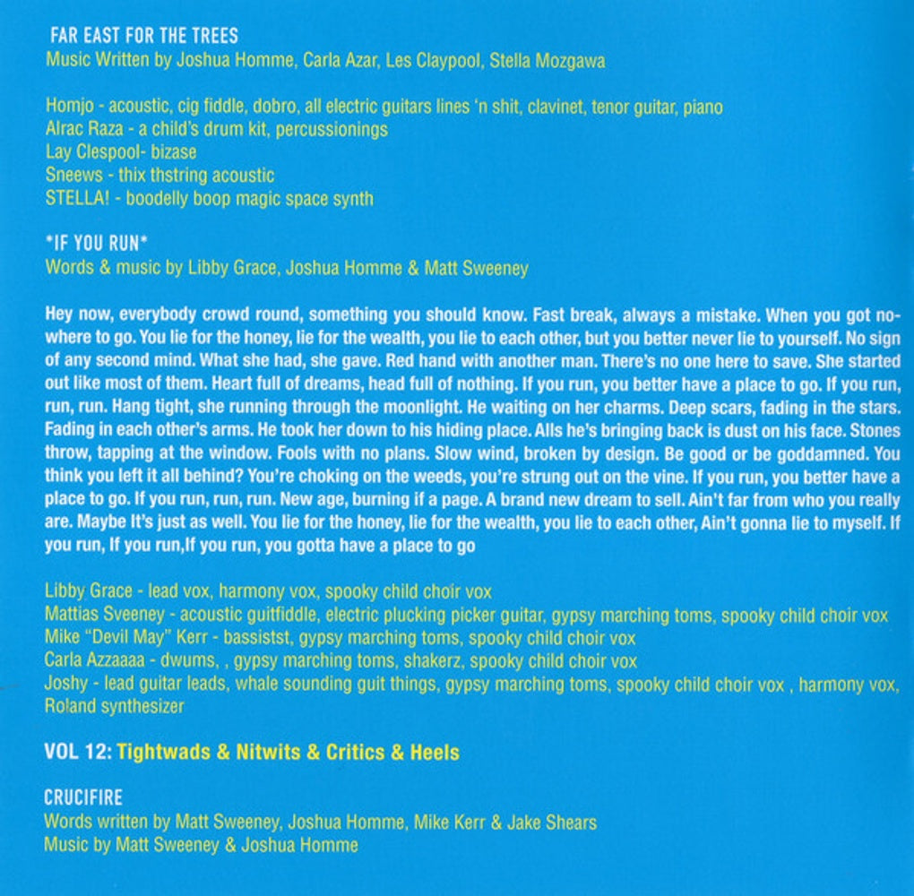 Desert Sessions – Vol. 11 & 12 Music CD