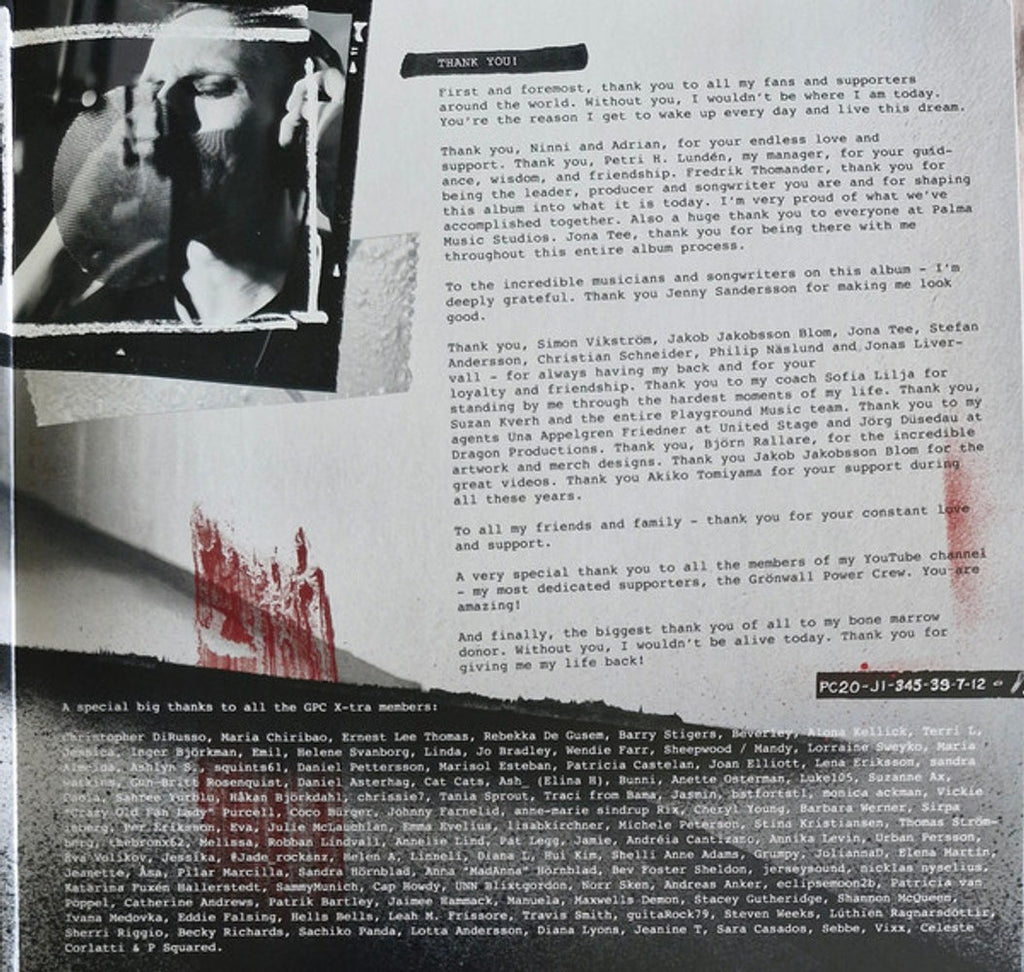 Erik Gronwall – Bad Bones (LP Vinyl) Vinyl Record