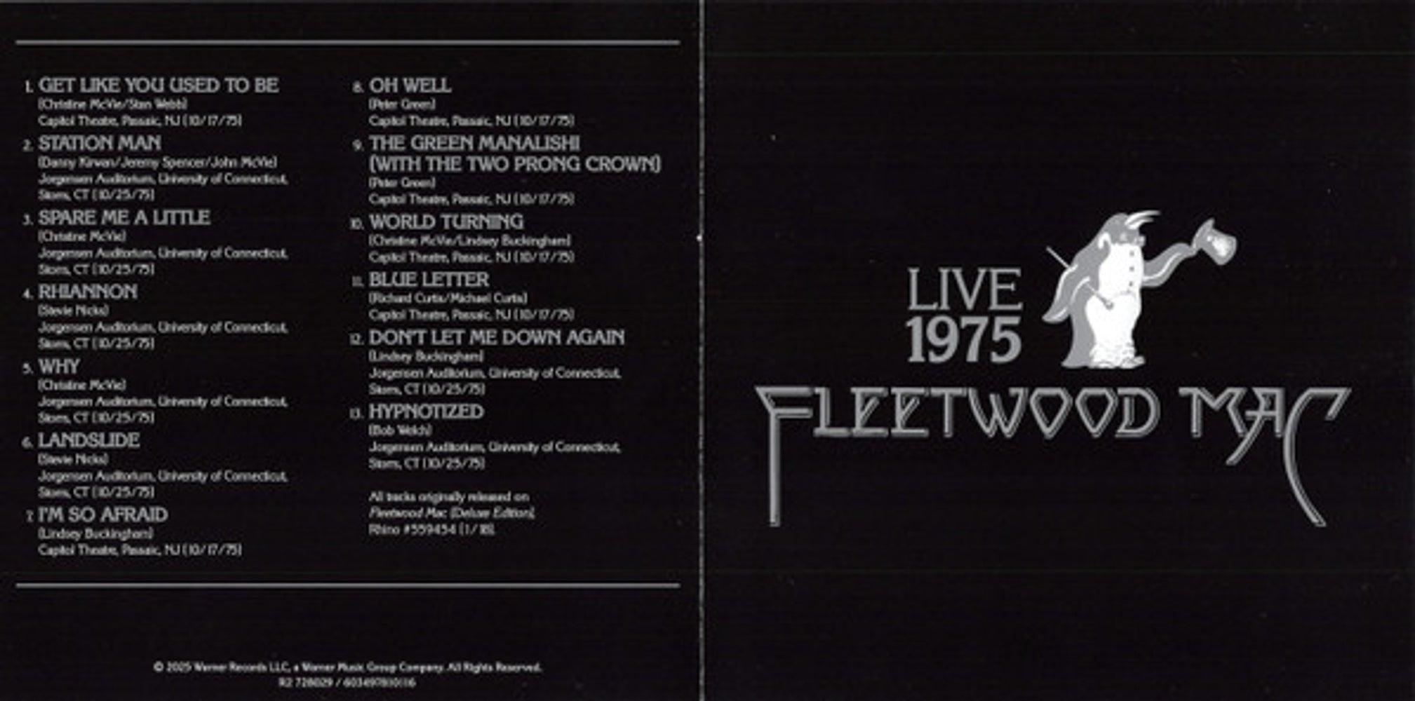 Fleetwood Mac – Live 1975 Music CD