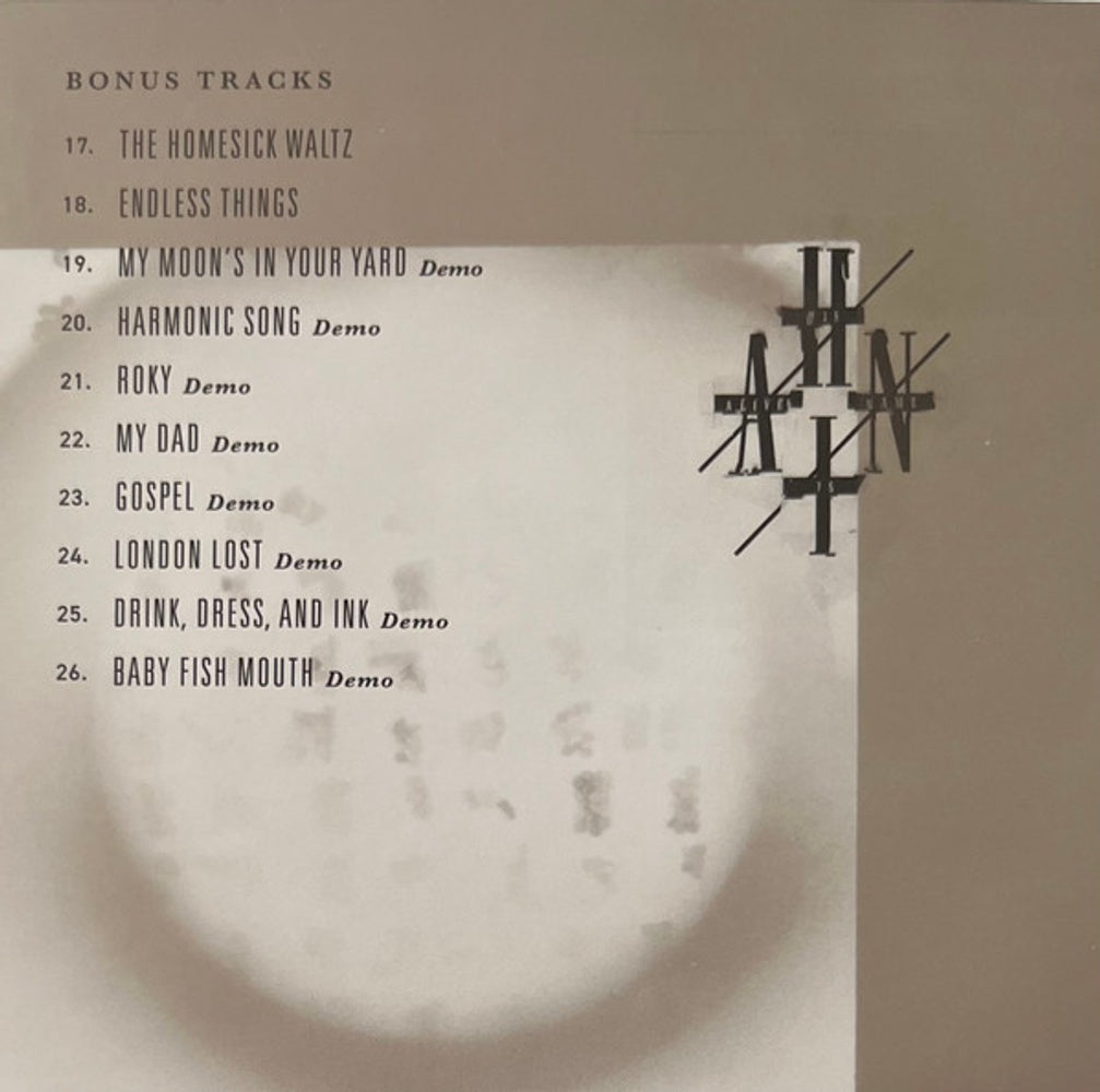 His Name Is Alive – Mouth By Mouth Music CD