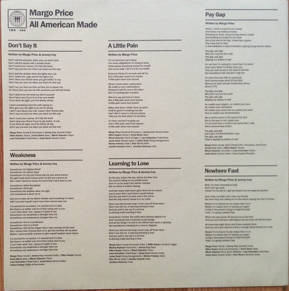Margo Price – All American Made (LP Vinyl) Vinyl Record