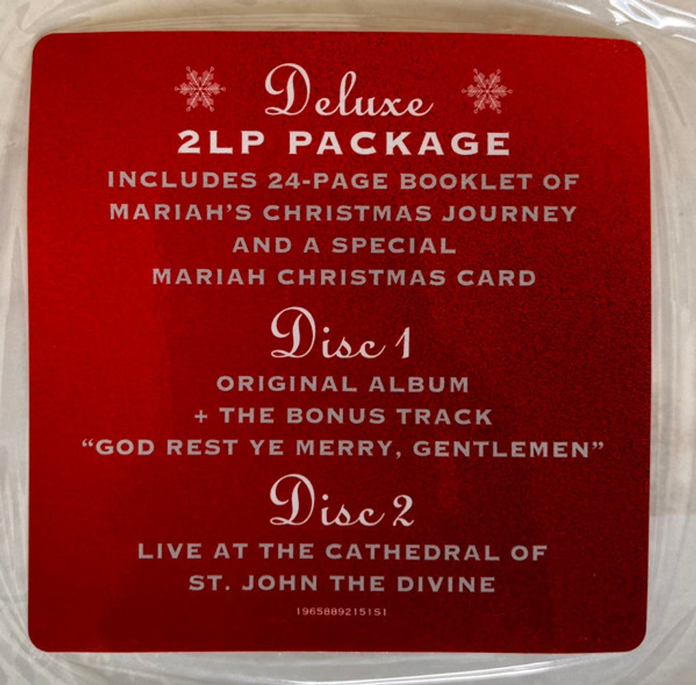 Mariah Carey – Merry Christmas (2-LP Vinyl) Vinyl Record
