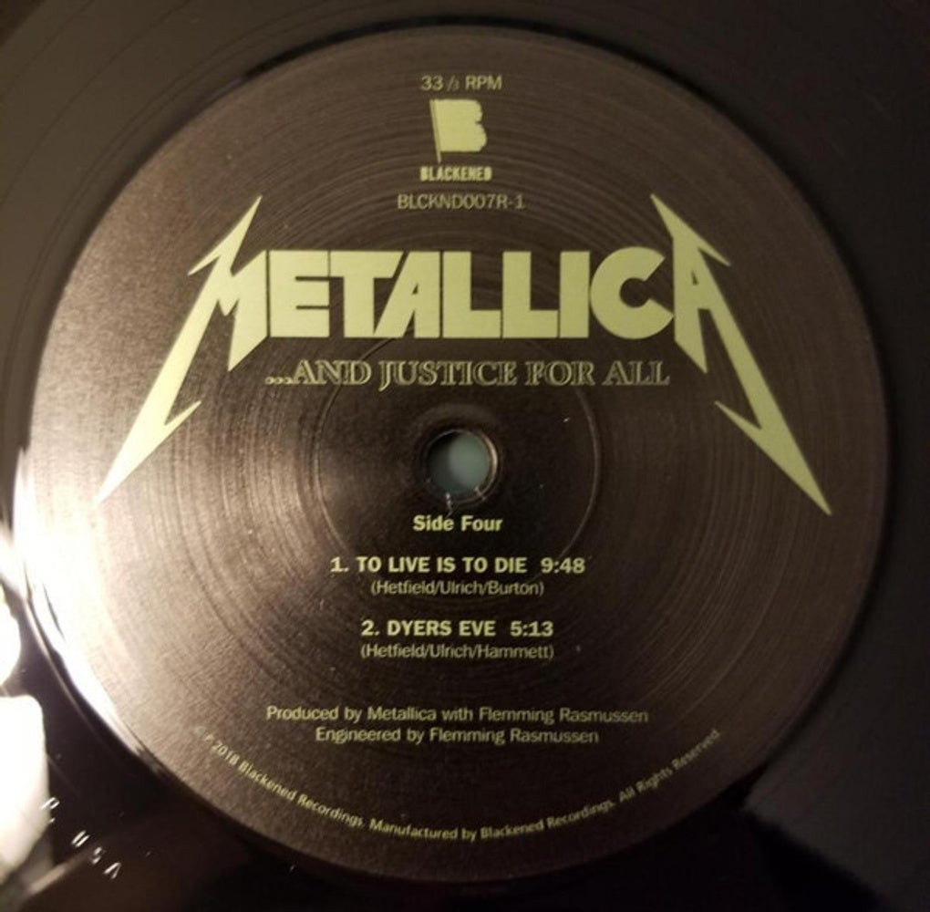 Metallica – ...And Justice For All: Remastered (2-LP Vinyl) Vinyl Record