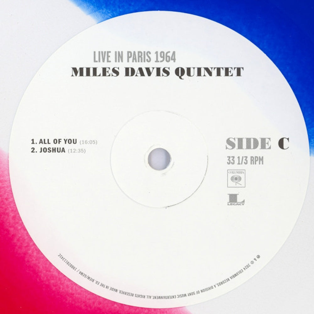 Miles Davis – Paris Jazz Festival, Salle Pleyel 10/1/1964 (2-LP Vinyl) Vinyl Record