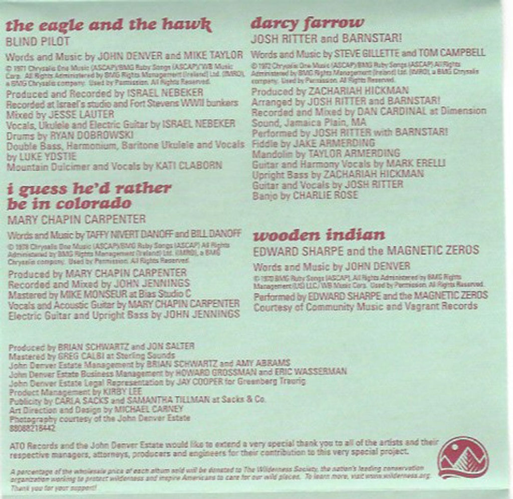 The Music Is You - A Tribute To John Denver Music CD