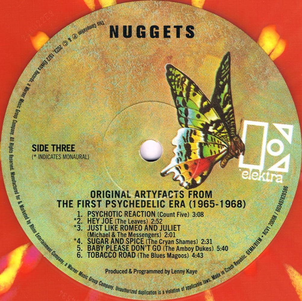 Nuggets – Original Artyfacts From The First Psychedelic Era (Orange Psychedelic 2-LP Vinyl) Vinyl Record