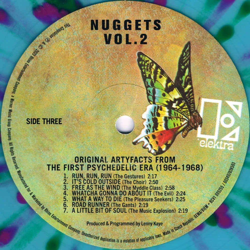Nuggets – Original Artyfacts From The First Psychedelic Era (1965-1968), Vol. 2 (Blue Psychedelic 2-LP Vinyl) Vinyl Record