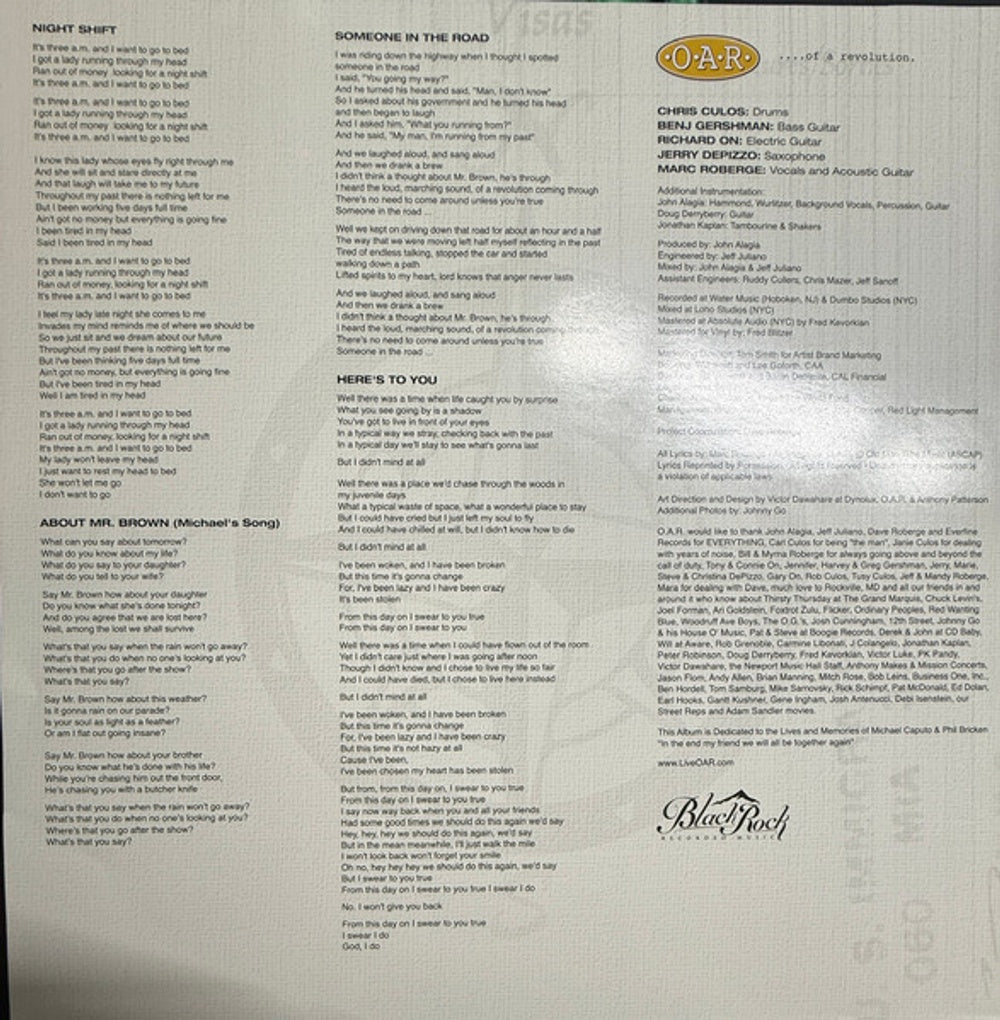 O.A.R. – Risen (LP Vinyl) Vinyl Record