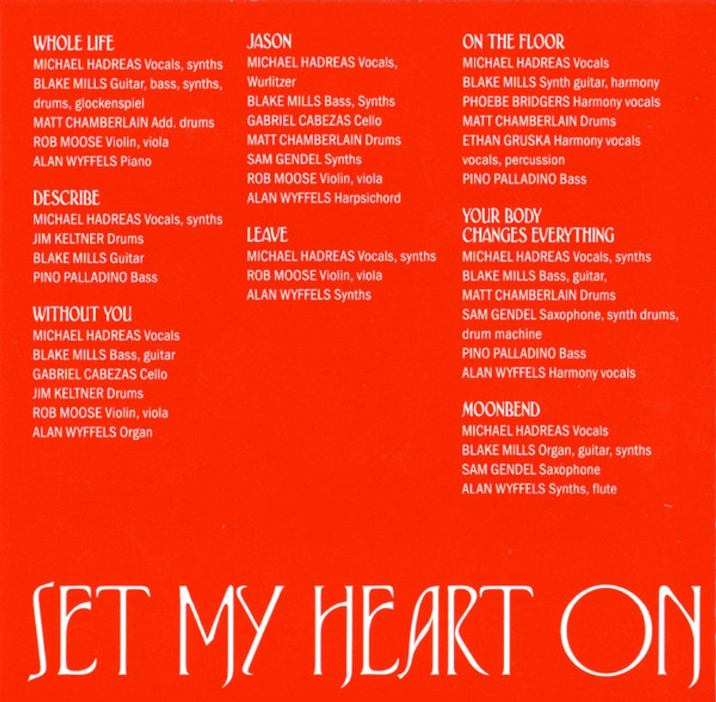 Perfume Genius – Set My Heart On Fire Immediately Music CD