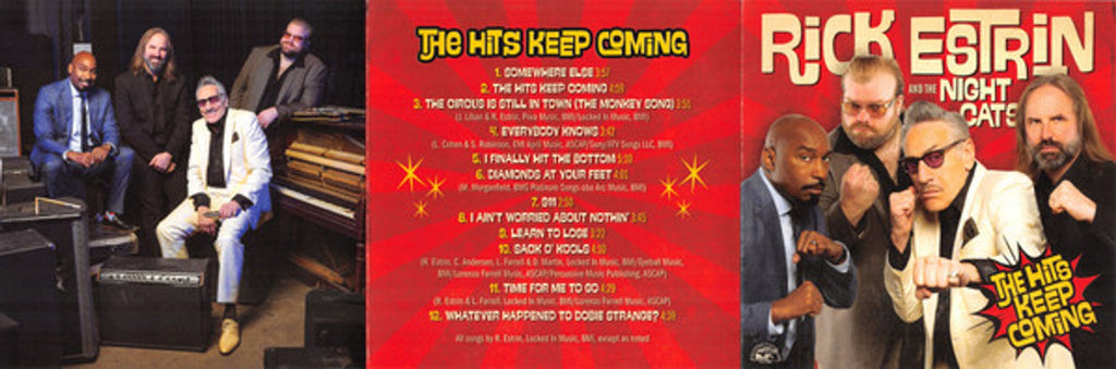 Rick Estrin & The Nightcats – The Hits Keep Coming Music CD
