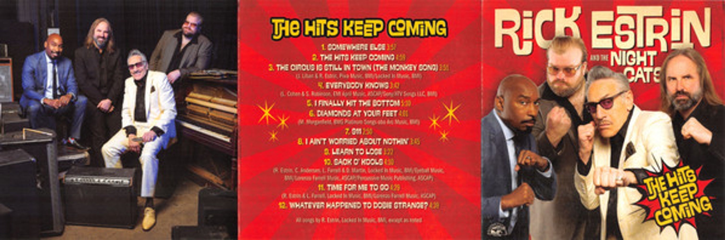 Rick Estrin & The Nightcats – The Hits Keep Coming Music CD