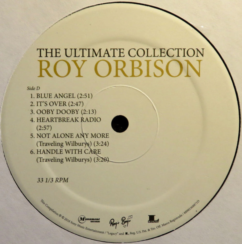Roy Orbison – The Ultimate Collection (2-LP Vinyl) Vinyl Record