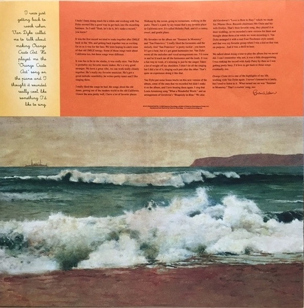 Brian Wilson & Van Dyke Parks – Orange Crate Art (2-LP Vinyl) Vinyl Record