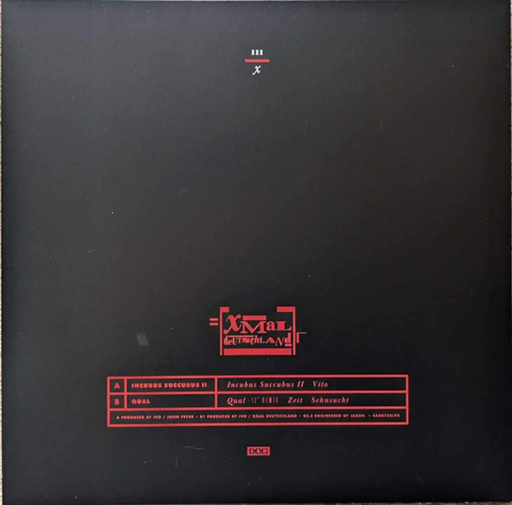 Xmal Deutschland – Gift The 4AD Years (3-LP Vinyl) Vinyl Record