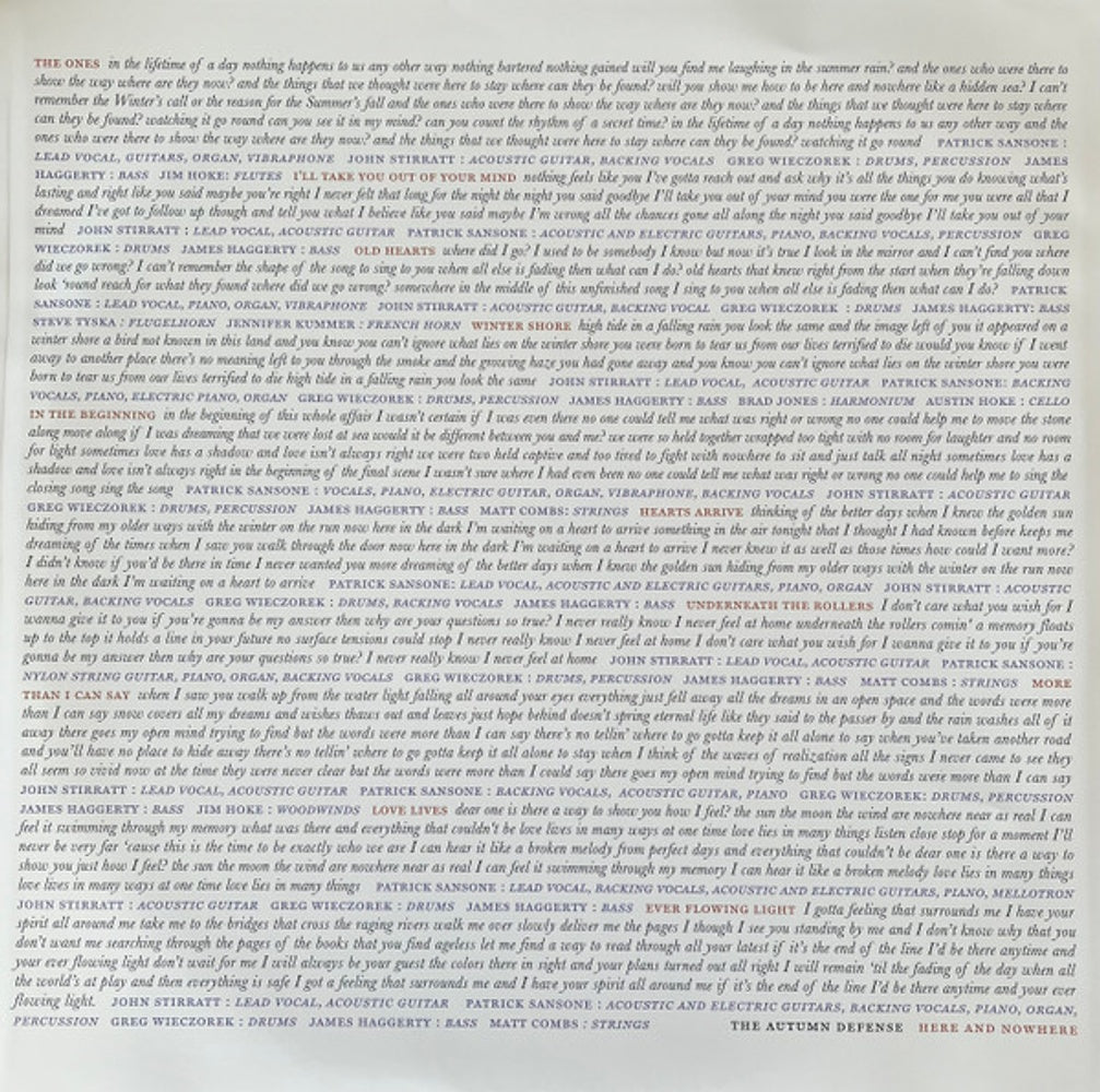 Autumn Defense – Here And Nowhere (LP Vinyl) Vinyl Record