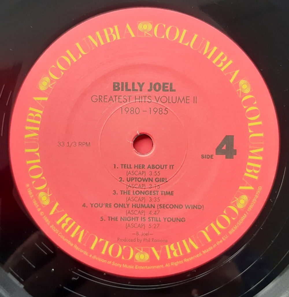 Billy Joel – Greatest Hits Volume I & II (2-LP Vinyl) Vinyl Record
