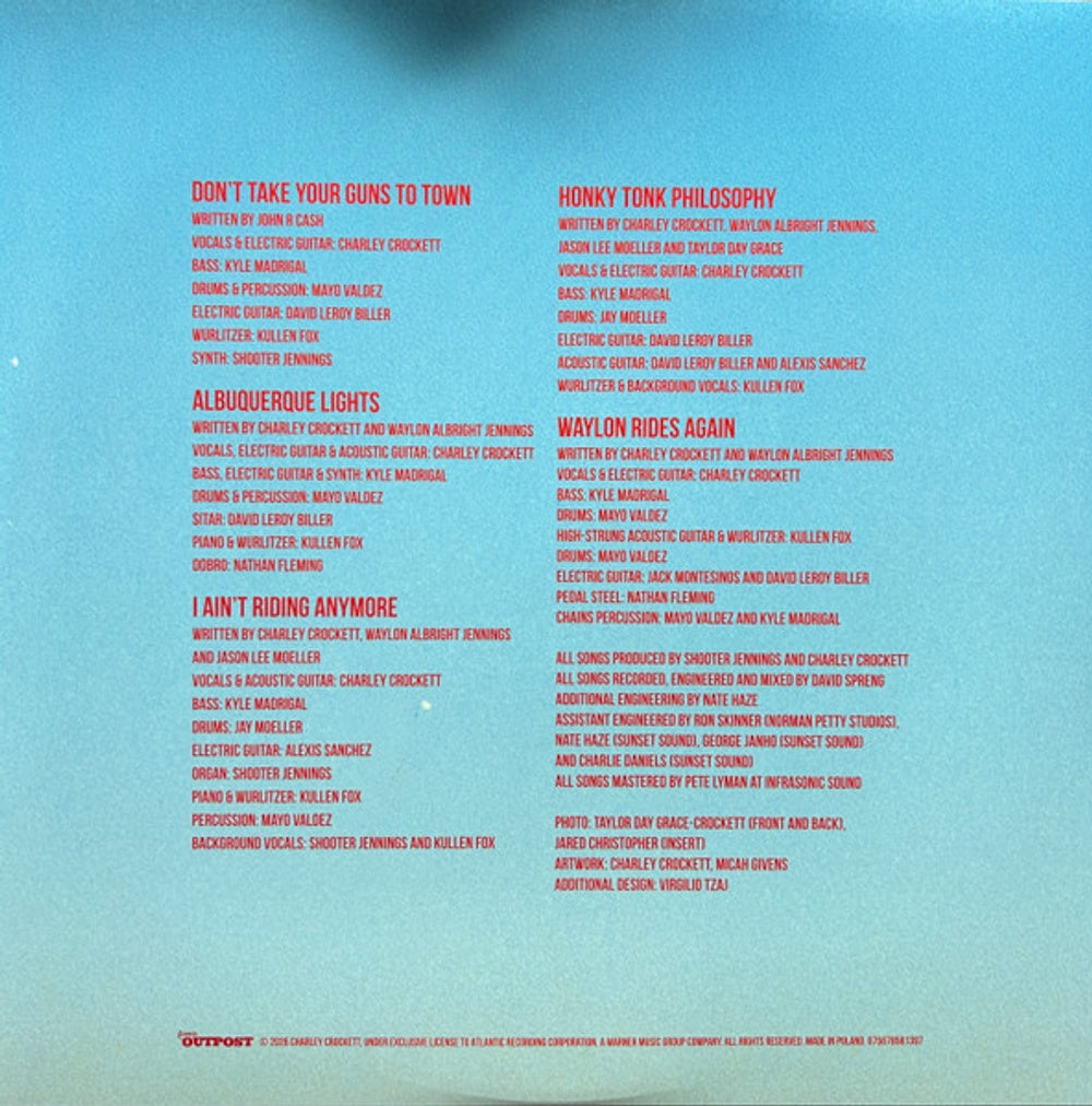 Charley Crockett – Clovis (LP Vinyl) Vinyl Record