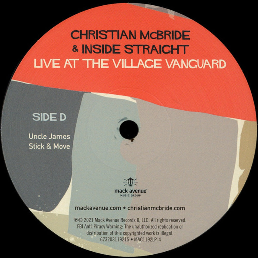 Christian McBride & Inside Straight – Live At The Village Vanguard (2-LP Vinyl) Vinyl Record