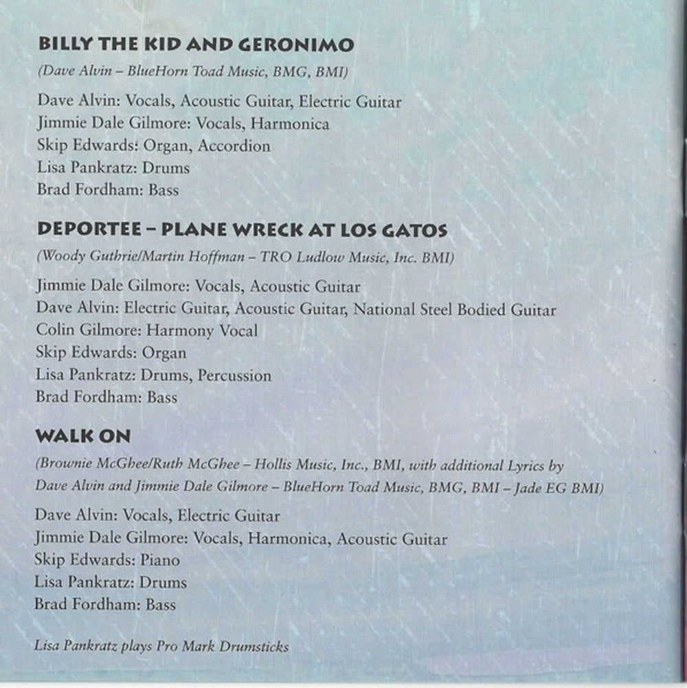 Dave Alvin – Downey To Lubbock Music CD