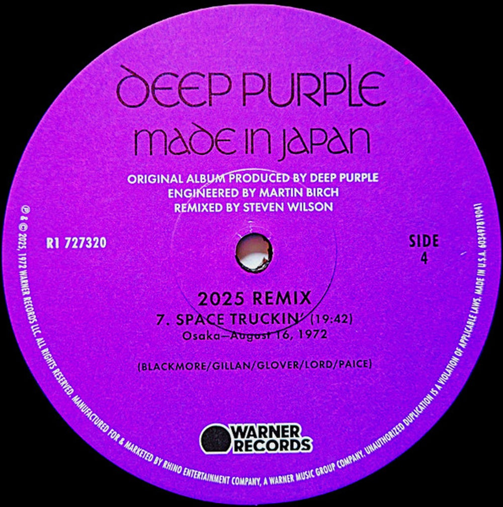 Deep Purple – Made In Japan (Steven Wilson Remix) (2-LP Vinyl) Vinyl Record