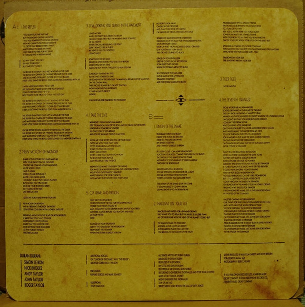 Duran Duran – Seven And The Ragged Tiger (LP Vinyl) Vinyl Record