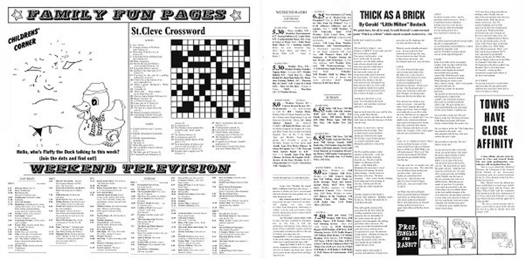 Jethro Tull – Thick As A Brick (LP Vinyl) Vinyl Record