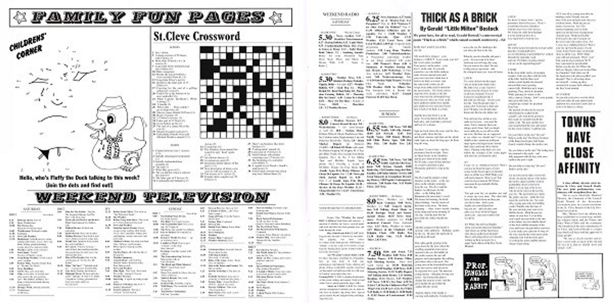 Jethro Tull – Thick As A Brick (LP Vinyl) Vinyl Record
