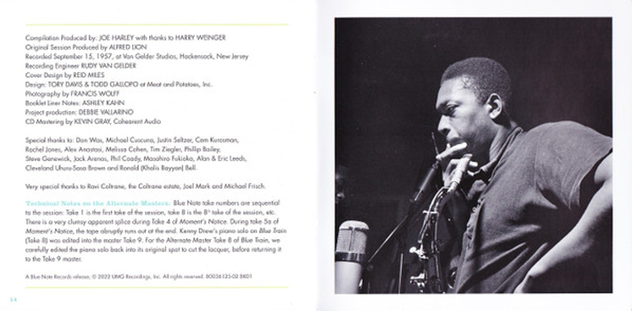 John Coltrane – Blue Train: The Complete Masters (2-CD) Music CD