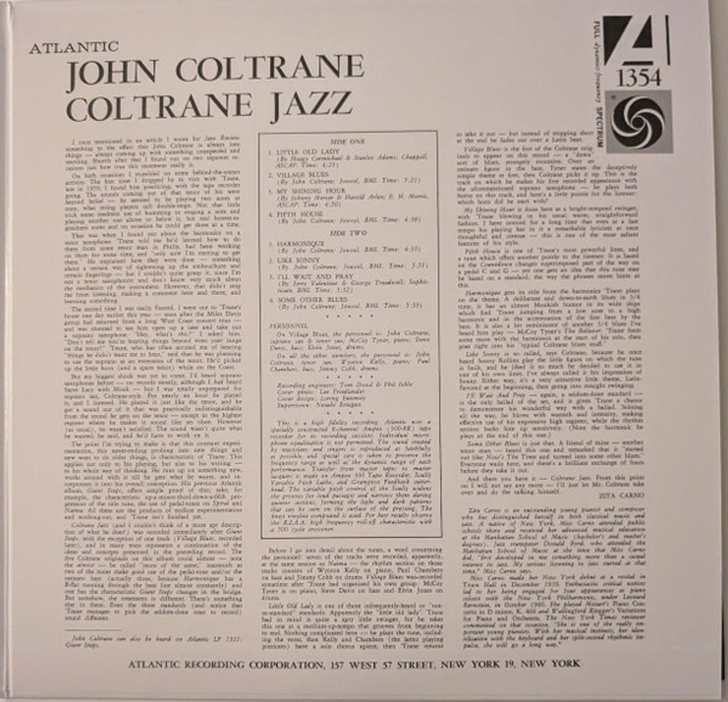 John Coltrane – Giant Steps (LP Vinyl) Vinyl Record