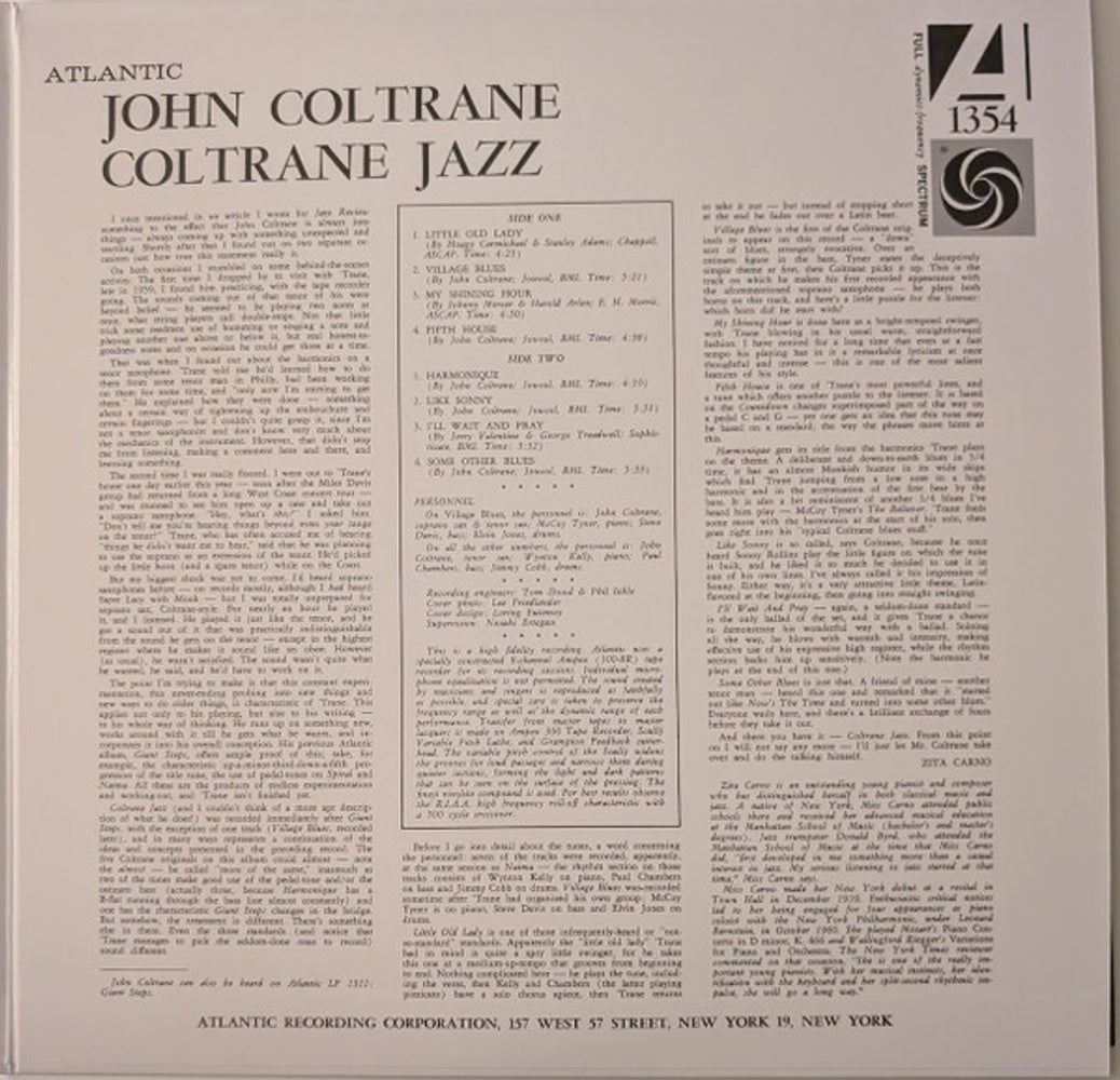 John Coltrane – Giant Steps (LP Vinyl) Vinyl Record