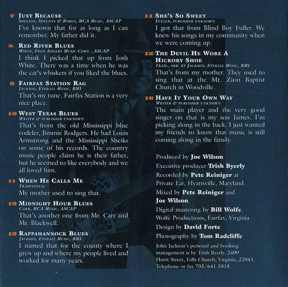 John Jackson – Front Porch Blues Music CD