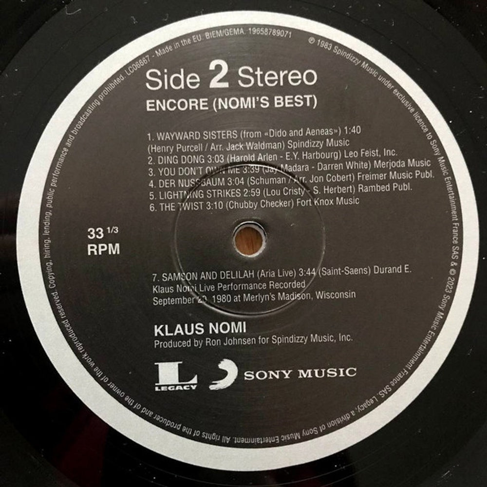 Klaus Nomi – Nomi (4-LP Vinyl Box Set) Vinyl Record