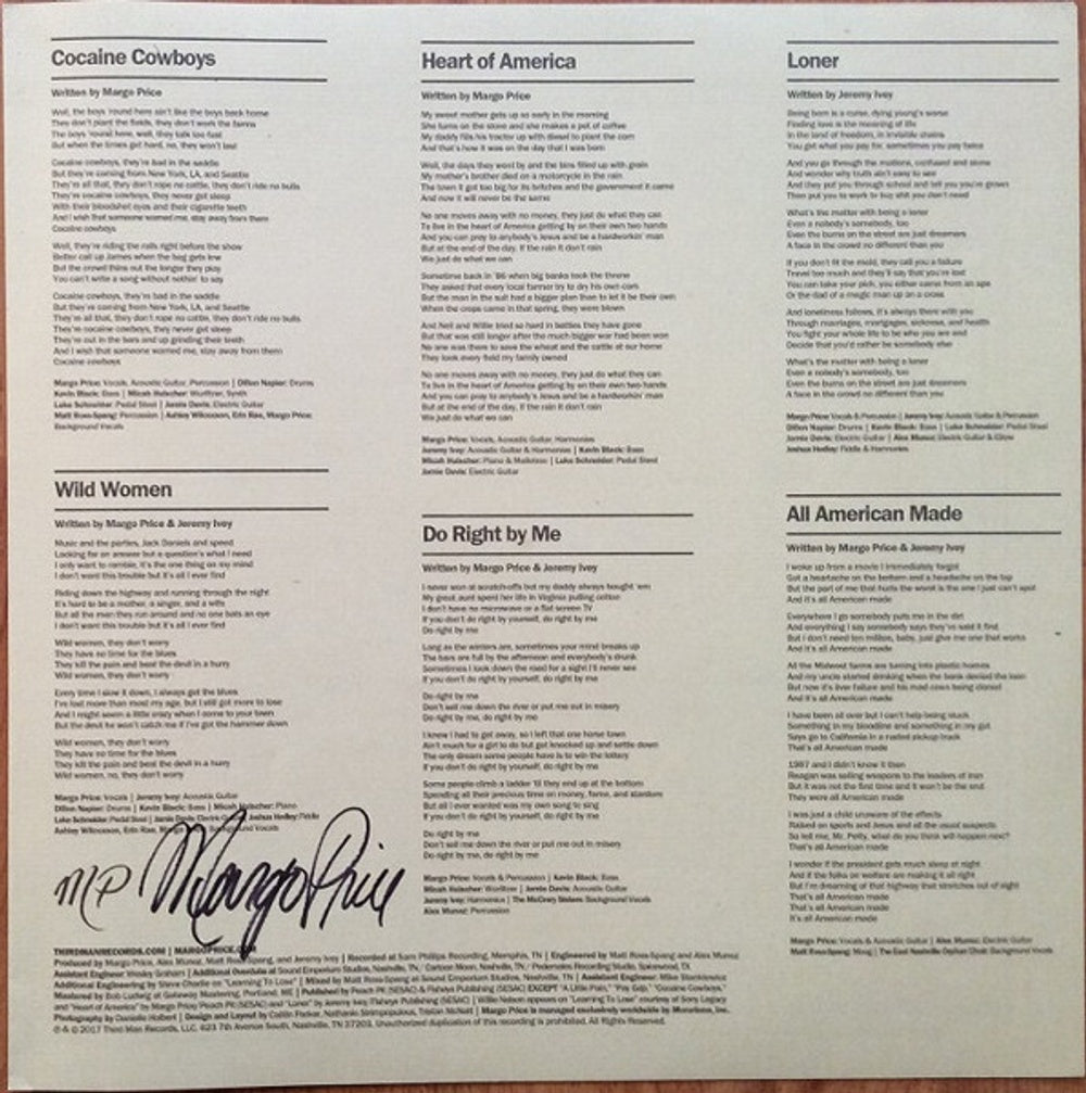 Margo Price – All American Made (LP Vinyl) Vinyl Record